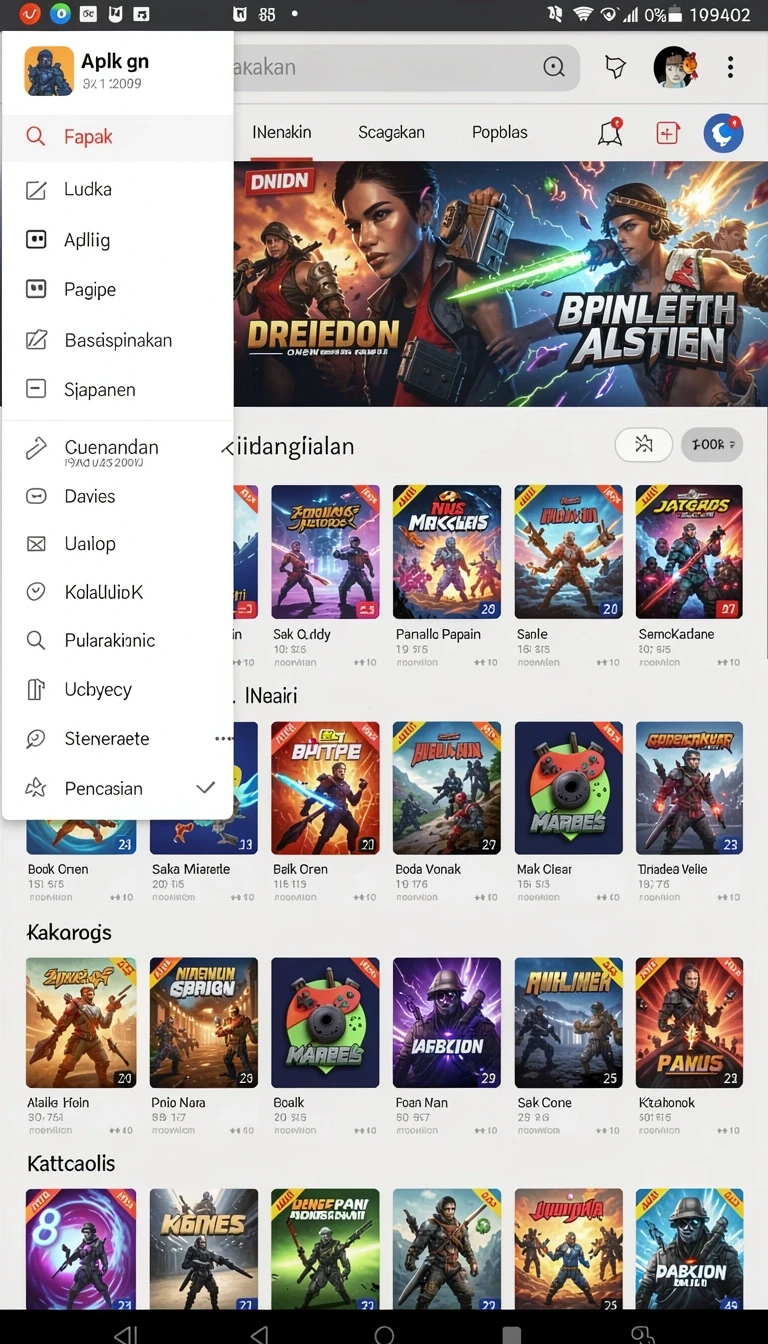 Cuplikan layar menu unduhan kaptenwin88apk – Event Spesial 2026 untuk perangkat Android